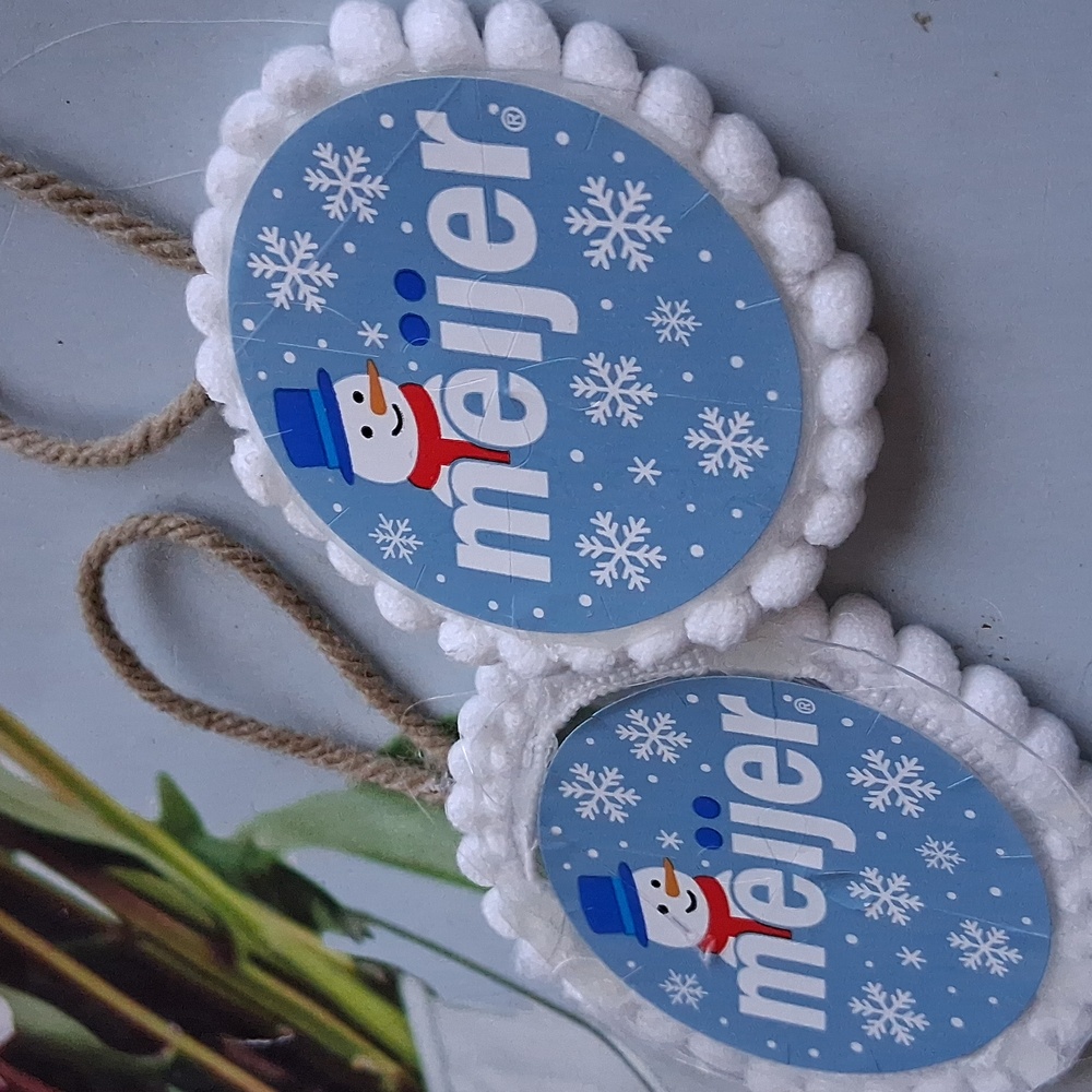 Snowman Meijer Ornament